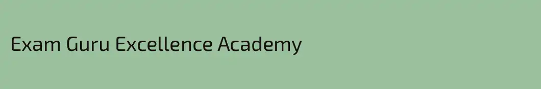 Exam Guru Excellence Academy